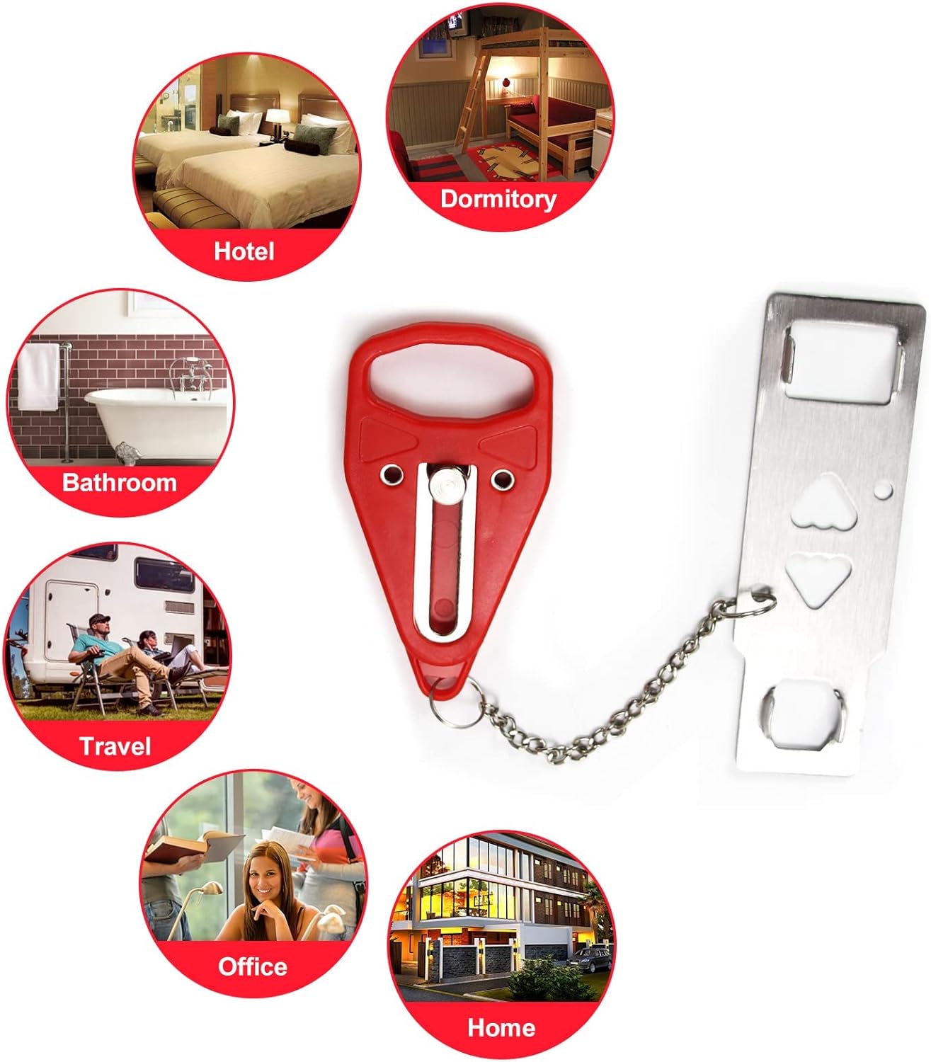 Ultimate Portable Door Lock – Instant Security for Travel, Home & Dorms! 🚪