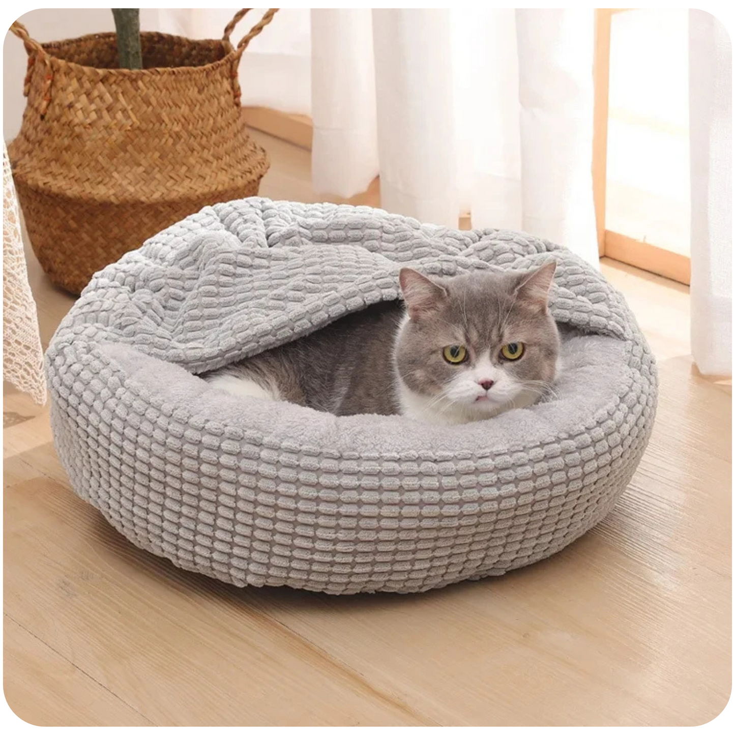 CalmNest Orthopedic Anti-Anxiety Pet Bed