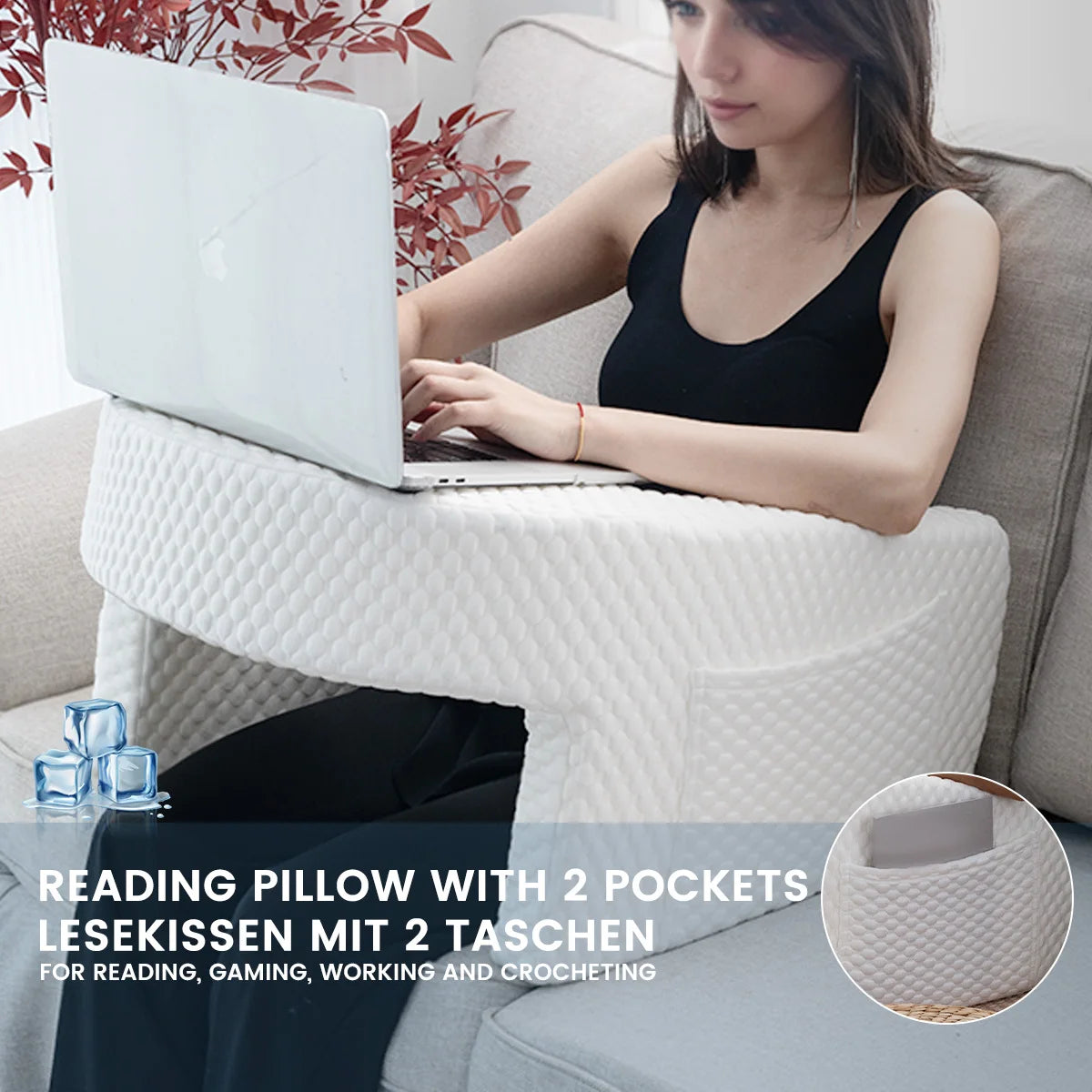 CozyLap Desk Pillow