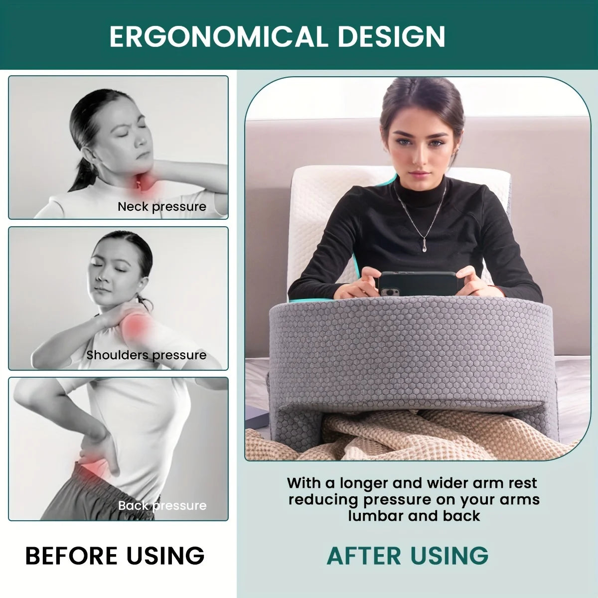 CozyLap Desk Pillow