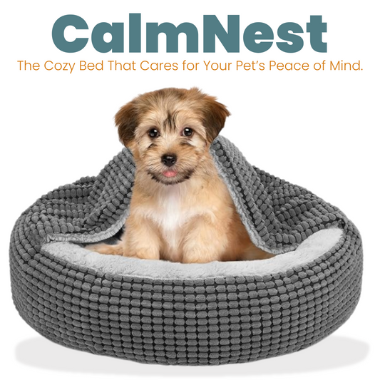 CalmNest Orthopedic Anti-Anxiety Pet Bed