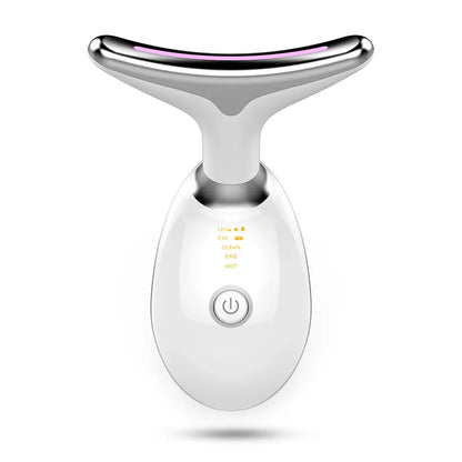Face Neck Lift Beauty Device EMS Facial Massager LED Light Therapy Double Chin Remover Skin Rejuvenation Tightening Anti Wrinkle